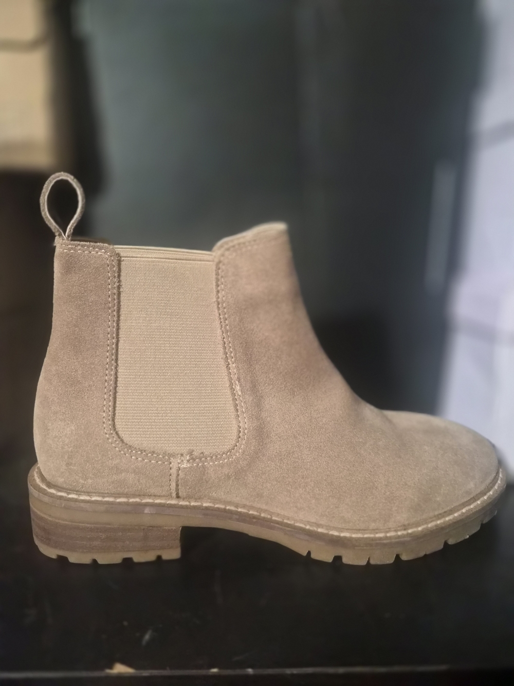 Suede Chelsea Ankle Boot - Sand